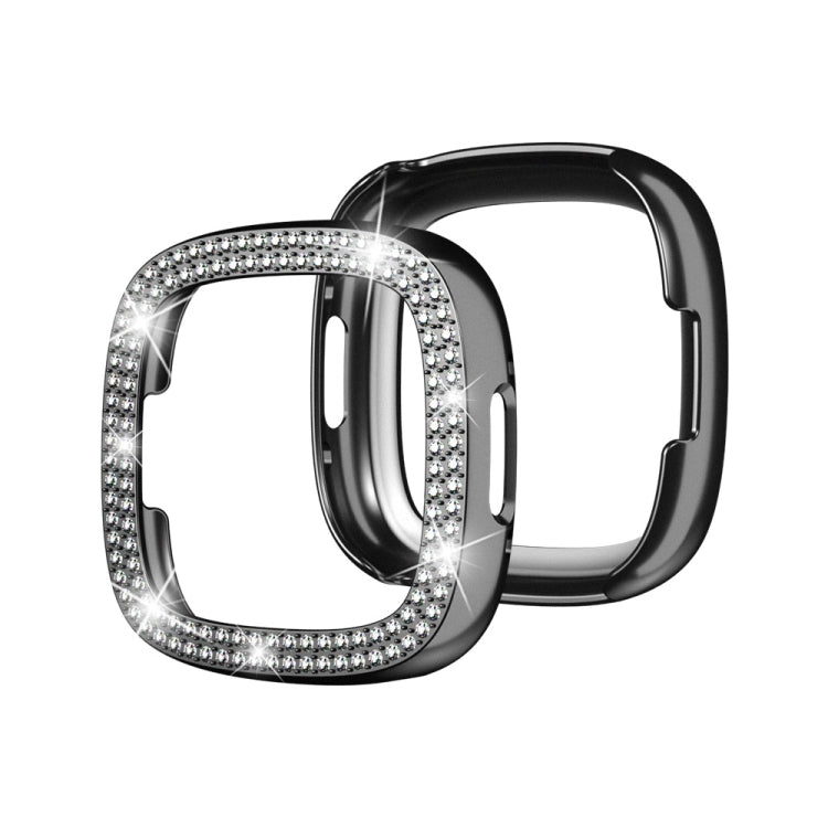 Cassa protettiva PC con diamanti per Fitbit Versa 4