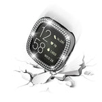 Cassa protettiva PC con diamanti per Fitbit Versa 4