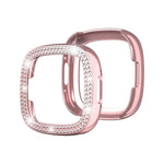 Cassa protettiva PC con diamanti per Fitbit Versa 4