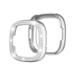 Cassa protettiva PC con diamanti per Fitbit Versa 4