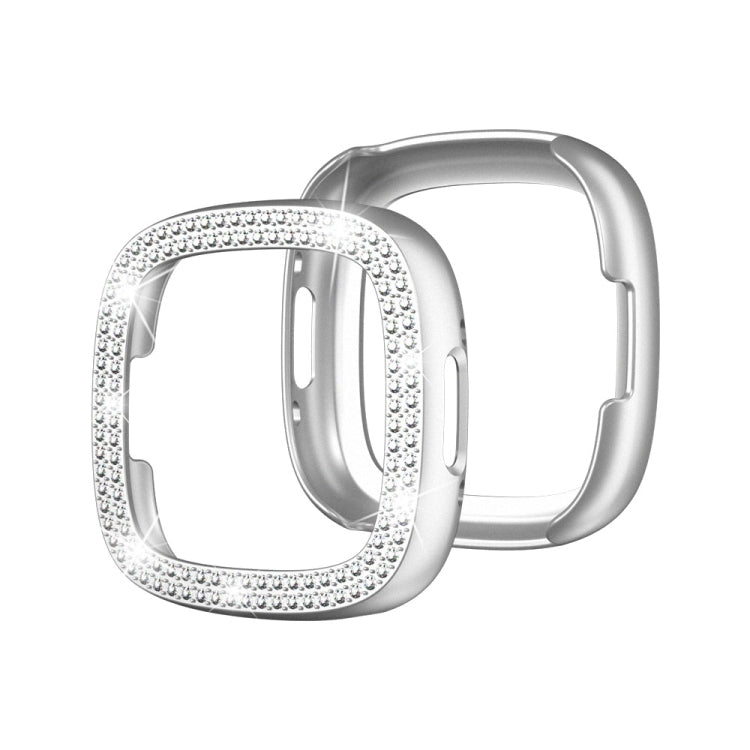 Cassa protettiva PC con diamanti per Fitbit Versa 4