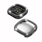 Cassa protettiva PC con diamanti per Fitbit Versa 4