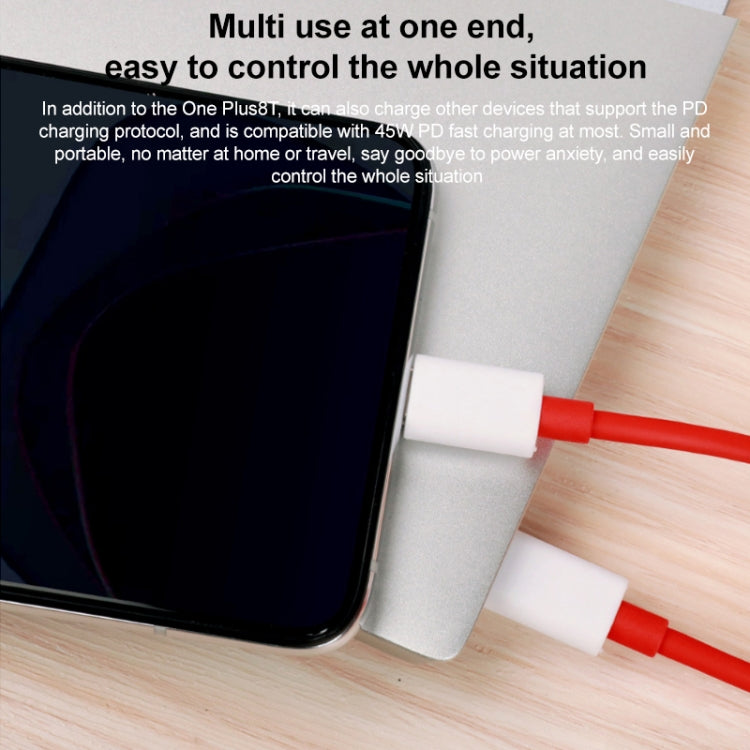 Cavo di ricarica rapida OnePlus 9 con doppia interfaccia Tipo C 65W