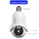 Lampadina WiFi con Telecamera HD 2MP e Visione Notturna