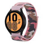 Cinturino nylon mimetico per Samsung Galaxy Watch5 40mm/44mm e Wa