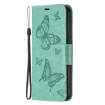 Custodia in pelle con motivo a due farfalle in rilievo, For Samsung Galaxy A14 5G, For Samsung Galaxy S23+ 5G, For Samsung Galaxy S23 Ultra 5G, For Samsung Galaxy S23 5