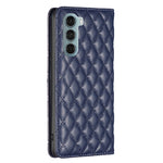 Custodia a conchiglia magnetica Diamond Lattice per Motorola Moto G200 5G e