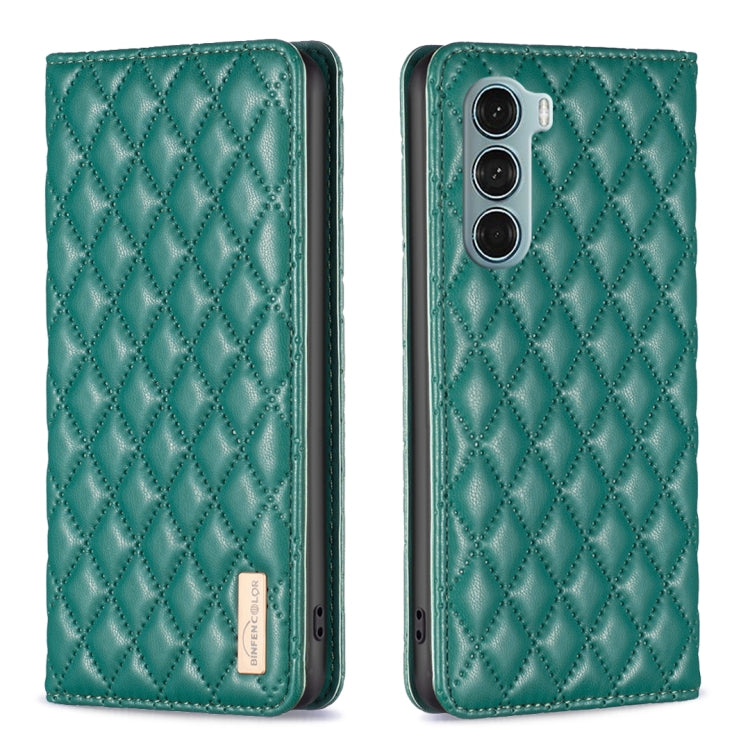 Custodia a conchiglia magnetica Diamond Lattice per Motorola Moto G200 5G e