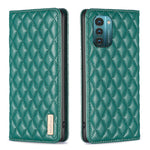 Custodia a conchiglia magnetica Diamond Lattice per Motorola Moto G200 5G e