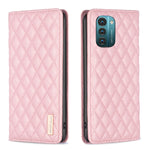 Custodia a conchiglia magnetica Diamond Lattice per Motorola Moto G200 5G e