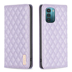 Custodia a conchiglia magnetica Diamond Lattice per Motorola Moto G200 5G e