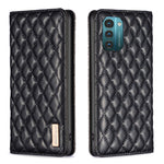 Custodia a conchiglia magnetica Diamond Lattice per Motorola Moto G200 5G e