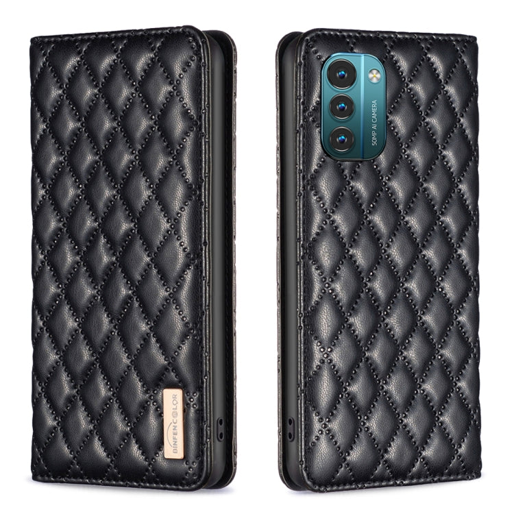 Custodia a conchiglia magnetica Diamond Lattice per Motorola Moto G200 5G e