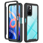 Custodia per telefono PC trasparente antiurto in tinta unita con cielo stellato, For T-Moblie Revvl 6 5G, For Xiaomi Redmi Note 11 Pro+ 5G Global, For Xiaomi Redmi 10C, For Xiaomi Poco X4 Pro 5G