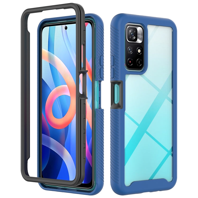 Custodia per telefono PC trasparente antiurto in tinta unita con cielo stellato, For T-Moblie Revvl 6 5G, For Xiaomi Redmi Note 11 Pro+ 5G Global, For Xiaomi Redmi 10C, For Xiaomi Poco X4 Pro 5G