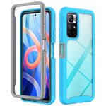 Custodia per telefono PC trasparente antiurto in tinta unita con cielo stellato, For T-Moblie Revvl 6 5G, For Xiaomi Redmi Note 11 Pro+ 5G Global, For Xiaomi Redmi 10C, For Xiaomi Poco X4 Pro 5G
