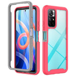 Custodia per telefono PC trasparente antiurto in tinta unita con cielo stellato, For T-Moblie Revvl 6 5G, For Xiaomi Redmi Note 11 Pro+ 5G Global, For Xiaomi Redmi 10C, For Xiaomi Poco X4 Pro 5G