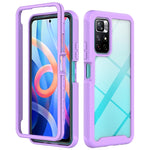 Custodia per telefono PC trasparente antiurto in tinta unita con cielo stellato, For T-Moblie Revvl 6 5G, For Xiaomi Redmi Note 11 Pro+ 5G Global, For Xiaomi Redmi 10C, For Xiaomi Poco X4 Pro 5G
