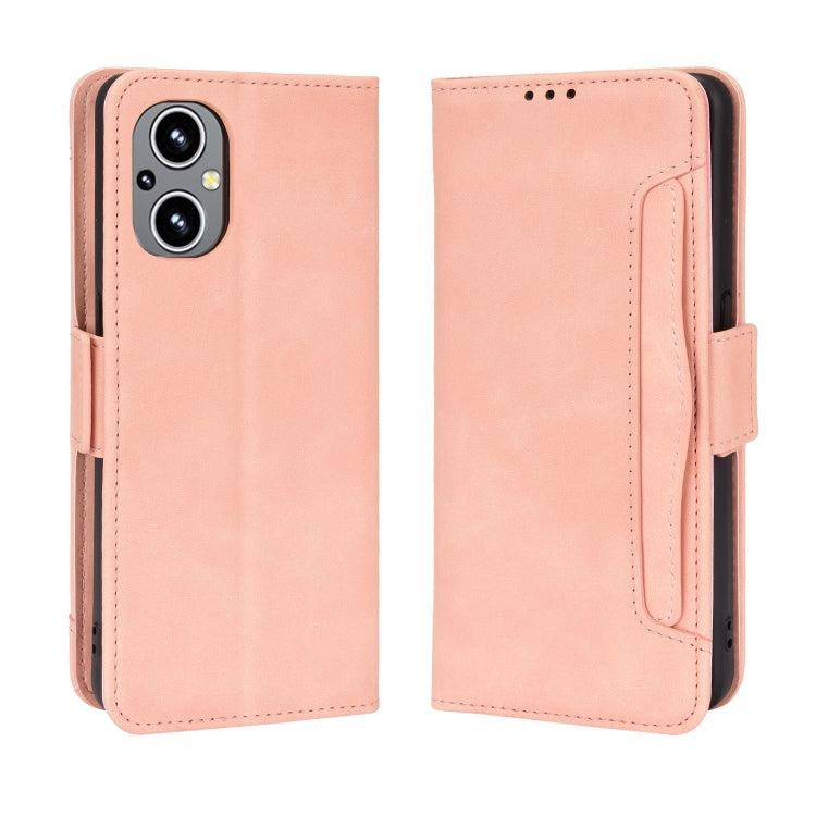 Custodia in pelle con slot per schede per OPPO Reno8 Lite 5G, OnePlus Nord N20