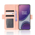 Custodia in pelle con slot per schede per OPPO Reno8 Lite 5G, OnePlus Nord N20