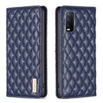 Custodia a conchiglia in pelle magnetica Diamond Lattice per vivo Y20, Y21s /