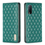 Custodia a conchiglia in pelle magnetica Diamond Lattice per vivo Y20, Y21s /