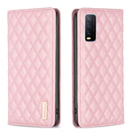 Custodia a conchiglia in pelle magnetica Diamond Lattice per vivo Y20, Y21s /