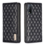 Custodia a conchiglia in pelle magnetica Diamond Lattice per vivo Y20, Y21s /