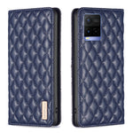 Custodia a conchiglia in pelle magnetica Diamond Lattice per vivo Y20, Y21s /