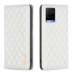 Custodia a conchiglia in pelle magnetica Diamond Lattice per vivo Y20, Y21s /