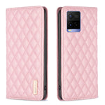Custodia a conchiglia in pelle magnetica Diamond Lattice per vivo Y20, Y21s /