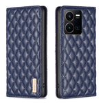 Custodia a conchiglia in pelle magnetica Diamond Lattice per vivo Y20, Y21s /