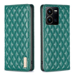 Custodia a conchiglia in pelle magnetica Diamond Lattice per vivo Y20, Y21s /