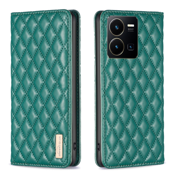 Custodia a conchiglia in pelle magnetica Diamond Lattice per vivo Y20, Y21s /