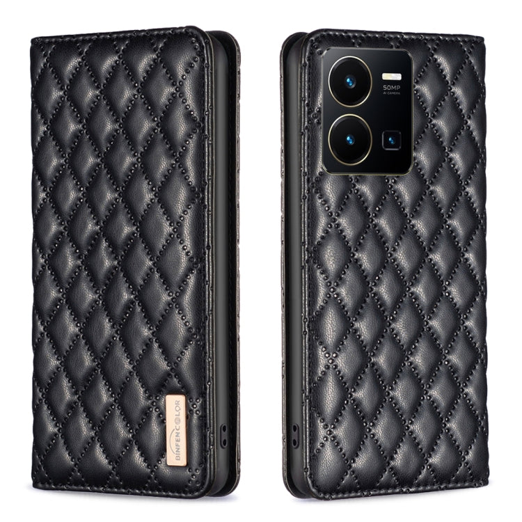 Custodia a conchiglia in pelle magnetica Diamond Lattice per vivo Y20, Y21s /