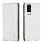 Custodia a conchiglia in pelle magnetica Diamond Lattice per vivo Y20, Y21s /
