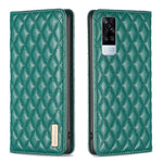 Custodia a conchiglia in pelle magnetica Diamond Lattice per vivo Y20, Y21s /