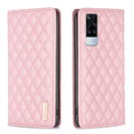 Custodia a conchiglia in pelle magnetica Diamond Lattice per vivo Y20, Y21s /