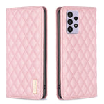 Custodia per telefono a conchiglia in pelle magnetica Diamond Lattice, For Samsung Galaxy A72 5G / 4G, For Samsung Galaxy A73 5G, For Samsung Galaxy S20+, For Samsung Galaxy S20 Ultra