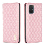 Custodia per telefono a conchiglia in pelle magnetica Diamond Lattice, For Samsung Galaxy A72 5G / 4G, For Samsung Galaxy A73 5G, For Samsung Galaxy S20+, For Samsung Galaxy S20 Ultra