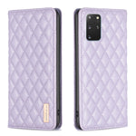 Custodia per telefono a conchiglia in pelle magnetica Diamond Lattice, For Samsung Galaxy A72 5G / 4G, For Samsung Galaxy A73 5G, For Samsung Galaxy S20+, For Samsung Galaxy S20 Ultra