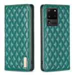 Custodia per telefono a conchiglia in pelle magnetica Diamond Lattice, For Samsung Galaxy A72 5G / 4G, For Samsung Galaxy A73 5G, For Samsung Galaxy S20+, For Samsung Galaxy S20 Ultra