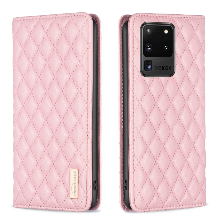 Custodia per telefono a conchiglia in pelle magnetica Diamond Lattice, For Samsung Galaxy A72 5G / 4G, For Samsung Galaxy A73 5G, For Samsung Galaxy S20+, For Samsung Galaxy S20 Ultra