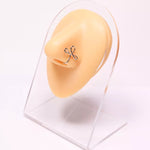 Modello in silicone caratteristiche facciali 10x8x5 cm