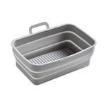 Teglia da forno pieghevole in silicone per friggitrice ad aria