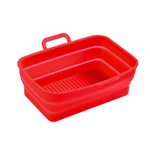 Teglia da forno pieghevole in silicone per friggitrice ad aria