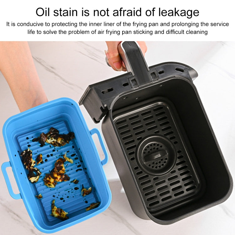Teglia da forno pieghevole in silicone per friggitrice ad aria