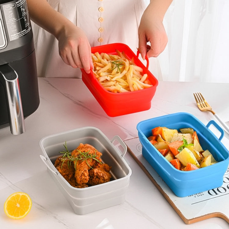 Teglia da forno pieghevole in silicone per friggitrice ad aria
