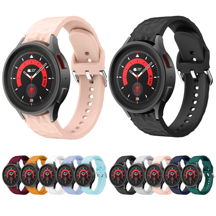 Cinturino in silicone con trama a rombo per Samsung Galaxy Watch