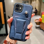 Custodia portafoglio in pelle con porta carte per iPhone 11